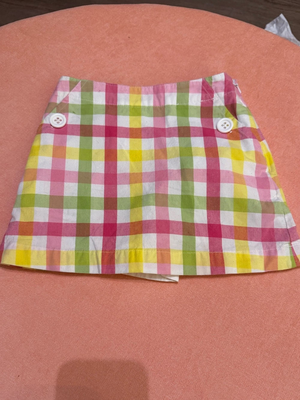 Spring rainbow spring 2008 plaid gingham skirt